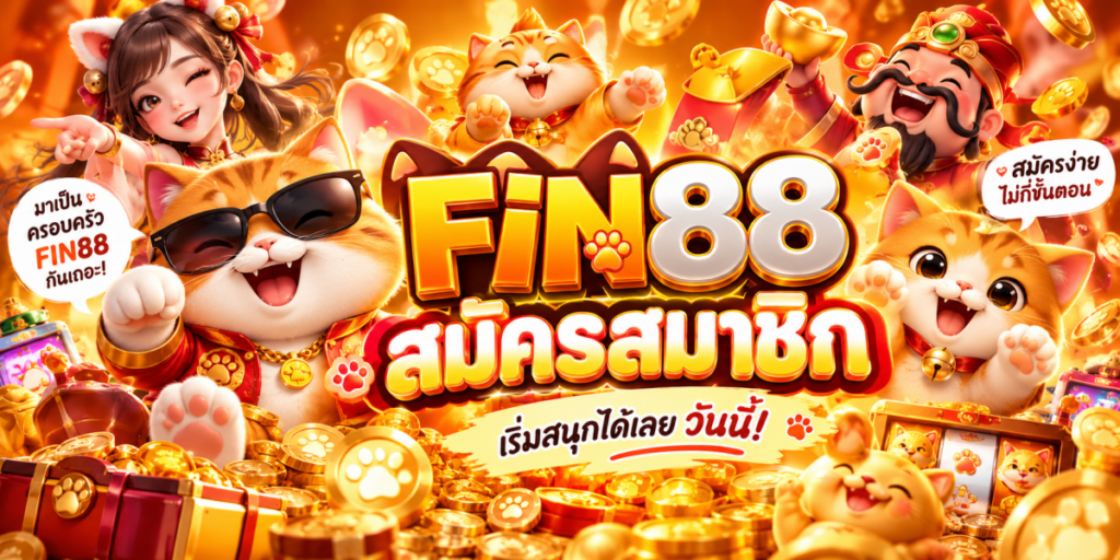 แบนเนอร์ FIN88 สมัครสมาชิกสุดสนุก